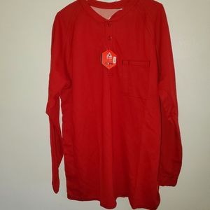 BULWARK FR Men's iQ Series Red  Shirt - Cat 2 - 2112 - Westex G2 - New with Tags